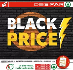 Volantino Interspar a Messina | Black price | 21/11/2024 - 4/12/2024