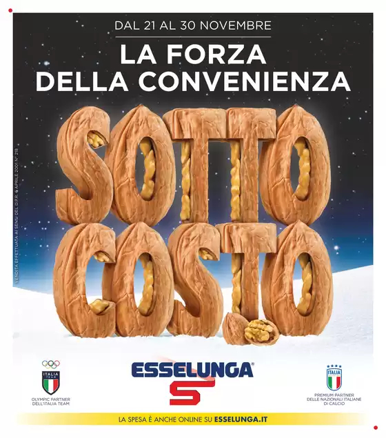 Volantino Esselunga a Alessandria | Sottocosto | 21/11/2024 - 30/11/2024