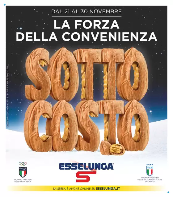 Volantino Esselunga a Bologna | Sottocosto | 21/11/2024 - 30/11/2024