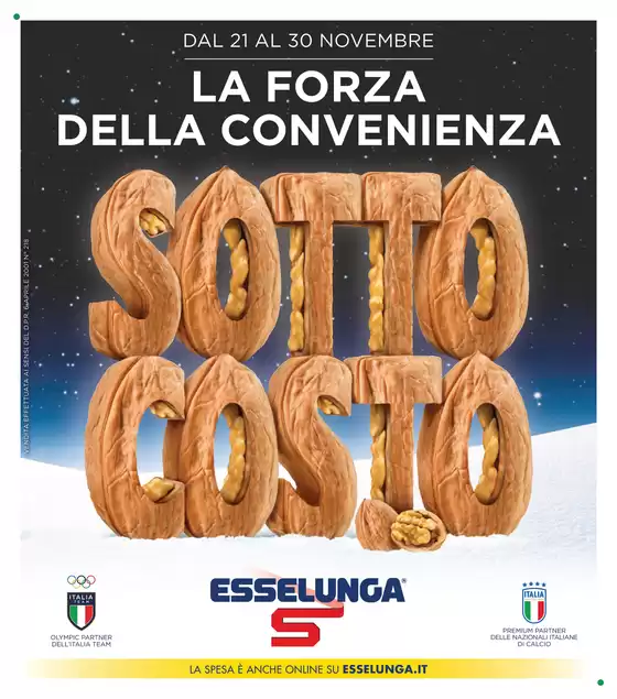 Volantino Esselunga a Firenze | Sottocosto | 21/11/2024 - 30/11/2024