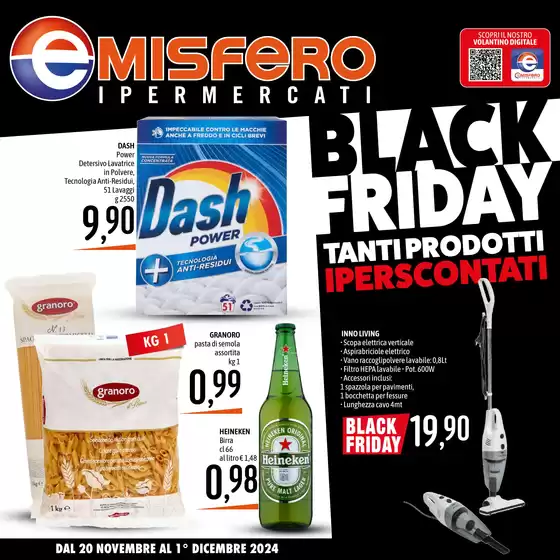 Volantino Emisfero a Mirano | BLACK FRIDAY | 21/11/2024 - 1/12/2024