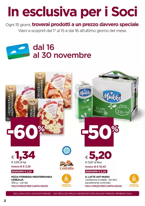 Volantino Coop a Montalcino | Dal 21 novembre al 1° dicembre 2024 | 20/11/2024 - 1/12/2024