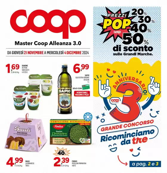 Volantino Coop a Salerno | Prezzi pop | 21/11/2024 - 4/12/2024