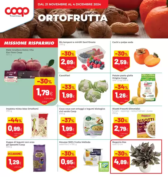 Volantino Coop a Rovereto | Sconti 30% 40% | 21/11/2024 - 4/12/2024