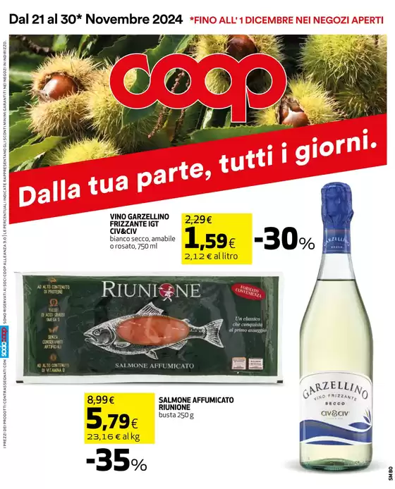 Volantino Coop a Crevalcore | Offerte per Te | 21/11/2024 - 1/12/2024