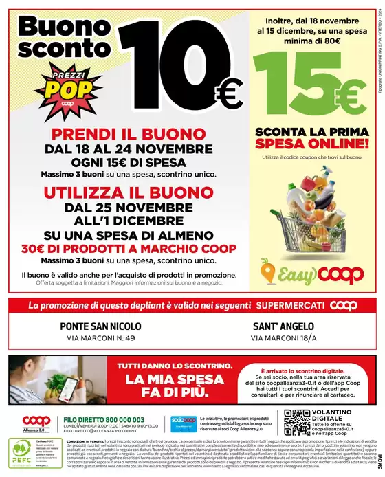 Volantino Coop a Padova | Offerte per Te | 21/11/2024 - 1/12/2024