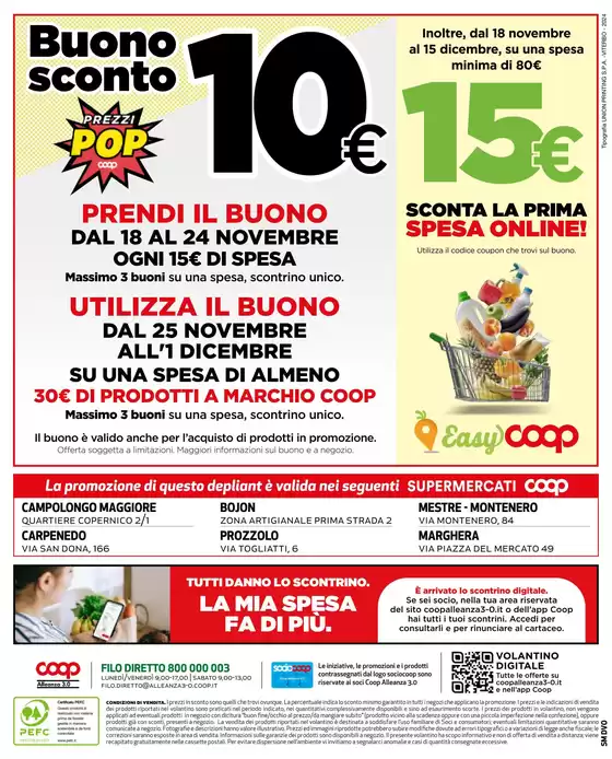 Volantino Coop a Campolongo Maggiore | Offerte per Te | 21/11/2024 - 1/12/2024