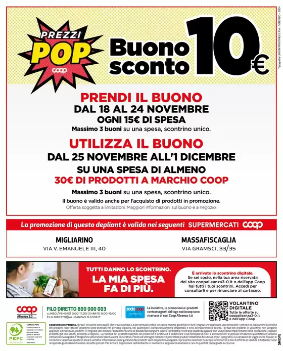 Volantino Coop a Fiscaglia | Offerte per Te | 21/11/2024 - 1/12/2024