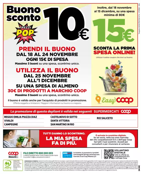 Volantino Coop a Correggio | Offerte per Te | 21/11/2024 - 1/12/2024