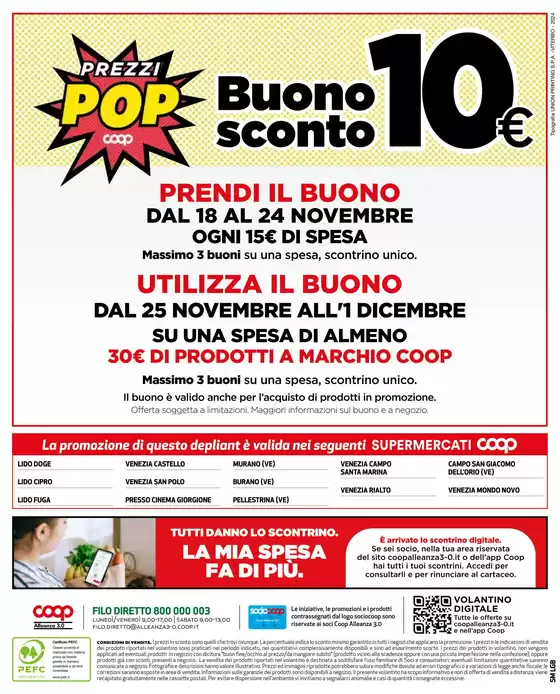 Volantino Coop a Venezia | Offerte per Te | 21/11/2024 - 1/12/2024