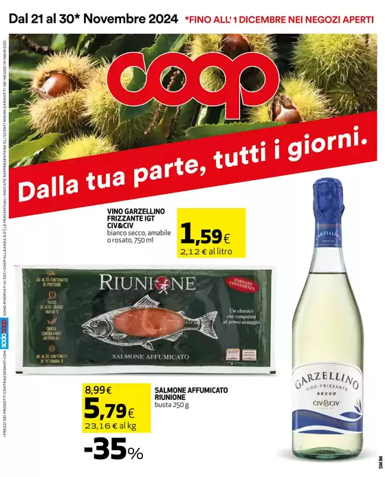 Volantino Coop a Castel San Pietro Terme | Offerte per Te | 21/11/2024 - 1/12/2024