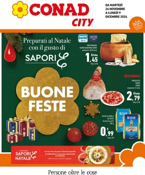 Volantino Conad City a Seren del Grappa | Buone feste | 26/11/2024 - 9/12/2024