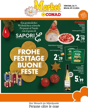 Offerte di Iper e super a Brunico | Buone feste in Conad City | 26/11/2024 - 9/12/2024