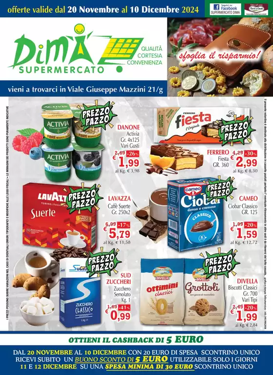 Volantino Supermercato Dima a Foggia | Prezzo pazzo | 21/11/2024 - 10/12/2024