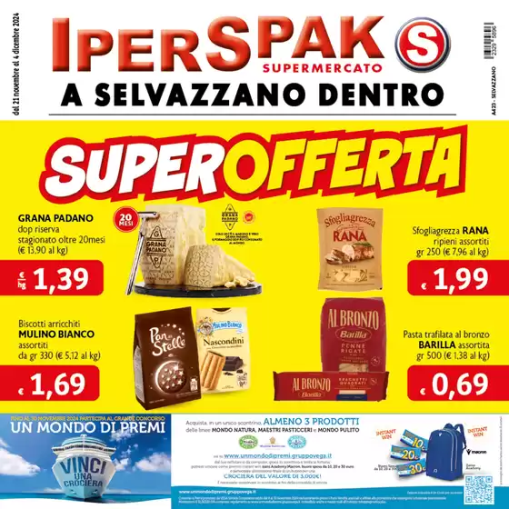 Volantino IperSpak a Selvazzano Dentro | SuperOfferta | 21/11/2024 - 4/12/2024