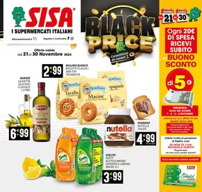 Volantino Sisa a Salerno | Black price | 21/11/2024 - 30/11/2024