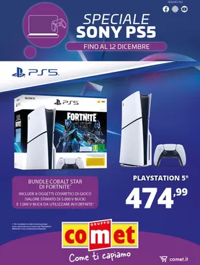 Offerte di Elettronica a Riolo Terme | Speciale Sony! in Comet | 22/11/2024 - 12/12/2024