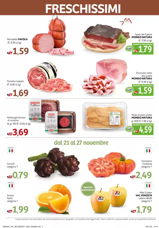 Volantino Belmarket a Rovigo | Super offerte | 21/11/2024 - 4/12/2024