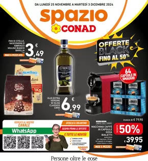 Volantino Spazio Conad a San Marco Evangelista | Offerte Black Fino al 50% | 25/11/2024 - 3/12/2024