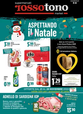 Offerte di Iper e super a Villa San Giovanni | Aspettando il Natale in Supermercati Rossotono Market | 21/11/2024 - 29/11/2024