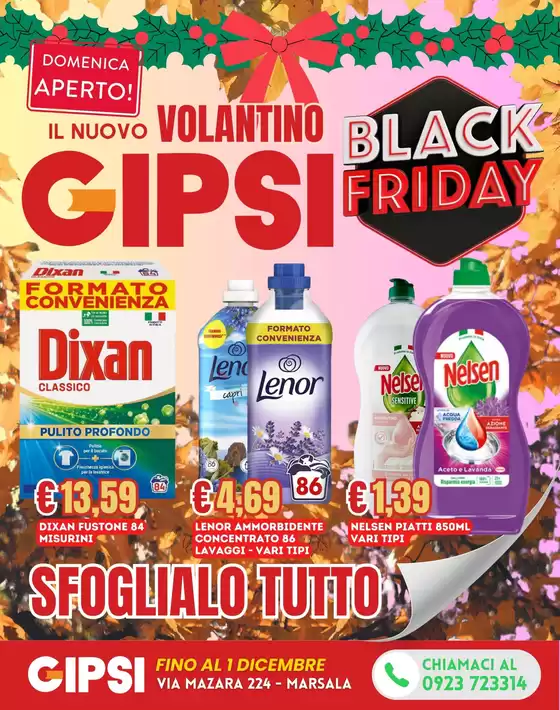 Volantino Gipsi | Black friday | 21/11/2024 - 1/12/2024