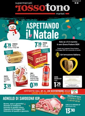 Offerte di Iper e super a Massafra | Aspettando il Natale in Supermercati Rossotono Market | 21/11/2024 - 29/11/2024