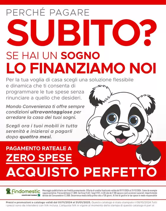 Volantino Mondo Convenienza a Moncalieri | Il meglio al MIGLIOR PREZZO | 21/11/2024 - 31/1/2025