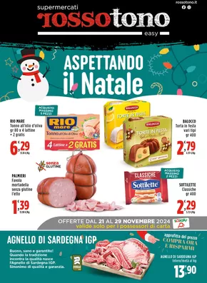 Offerte di Iper e super a Cosenza | Aspettando il Natale in Supermercati Rossotono Easy | 21/11/2023 - 29/11/2024