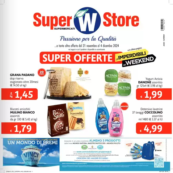 Volantino Super W a Belluno | Super offerte | 21/11/2024 - 4/12/2024