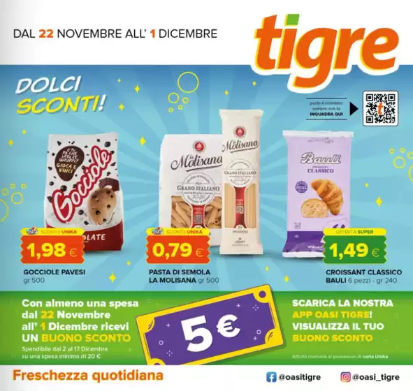 Volantino Tigre a Ancona | Dolci sconti! | 21/11/2024 - 1/12/2024