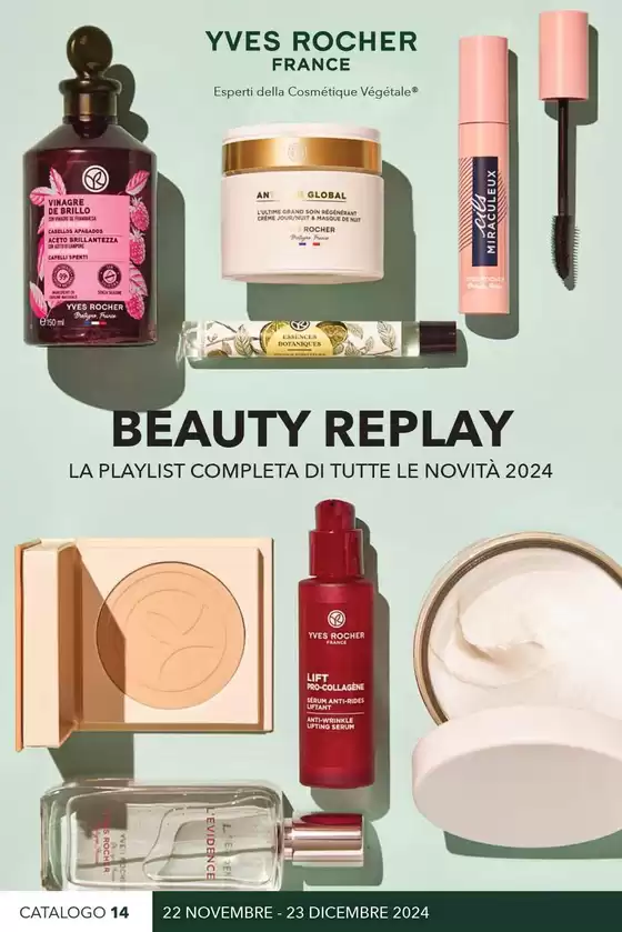 Volantino Yves Rocher a Ancona | Beauty Replay | 22/11/2024 - 23/12/2024