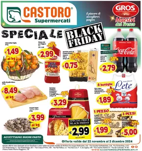 Volantino Il Castoro a Roma | Black friday | 22/11/2024 - 2/12/2024