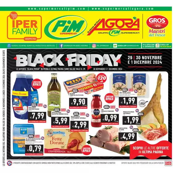 Volantino IperFamily a Roma | Black friday | 22/11/2024 - 2/12/2024