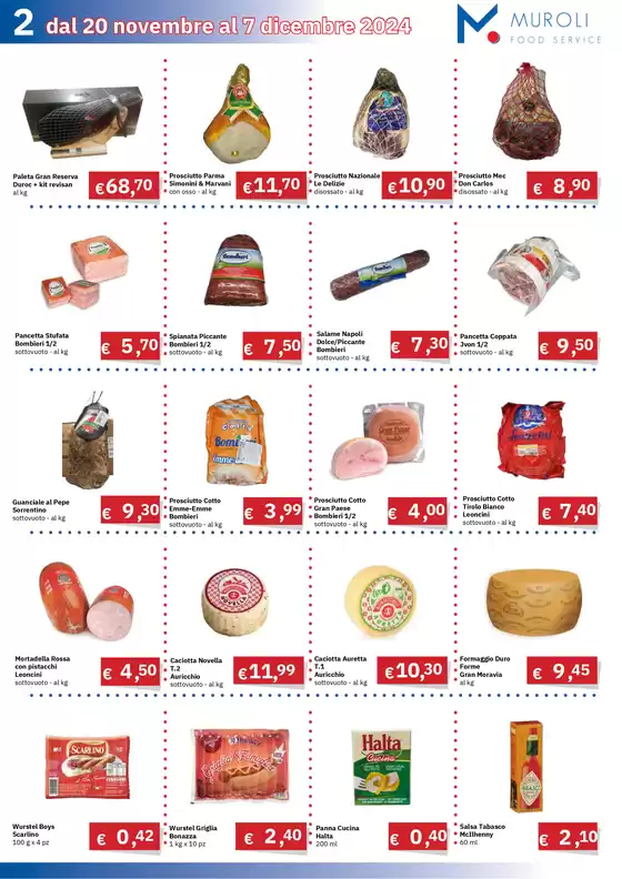 Volantino Muroli Formaggi | Valide dal 20 novembre al 7 dicembre 2024 | 22/11/2024 - 7/12/2024