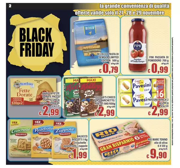 Volantino Top Supermercati a Roma | Black friday | 22/11/2024 - 2/12/2024