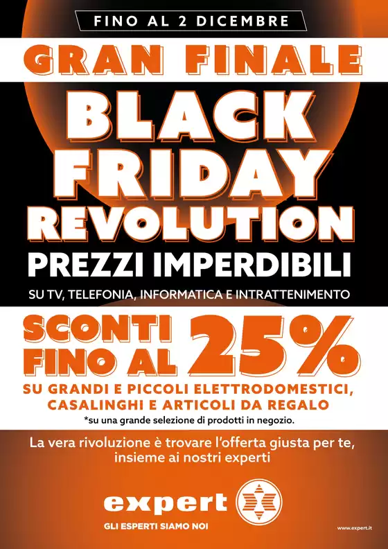 Volantino Expert a Pozzuoli | Gran Finale Black Friday! | 22/11/2024 - 2/12/2024