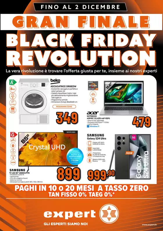 Volantino Expert a Pozzuoli | Gran Finale Black Friday! | 22/11/2024 - 2/12/2024