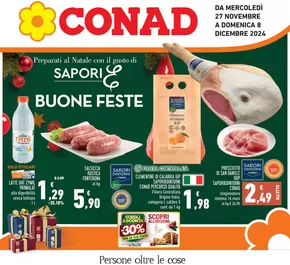 Volantino Conad a Arsoli | Buone Feste | 27/11/2024 - 8/12/2024