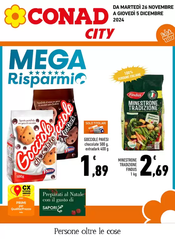 Volantino Conad City a Chieti | MEGA RISPARMIO | 26/11/2024 - 5/12/2024