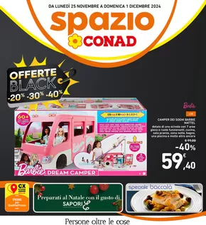 Volantino Spazio Conad a Porto Sant'Elpidio | OFFERTE BLACK -20% -30% -40% | 25/11/2024 - 1/12/2024