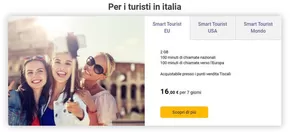 Offerte di Servizi a Costa Volpino | Per i turisti in italia  in Tiscali Casa | 22/11/2024 - 29/11/2024