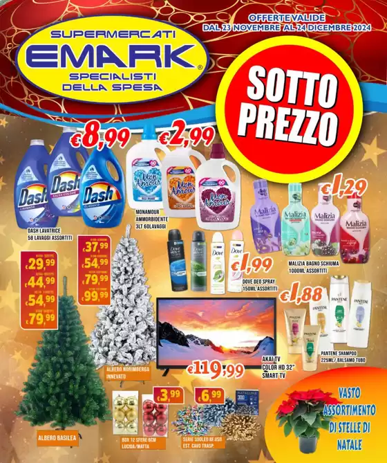 Volantino Supermercati Emark | Sotto Prezzo | 22/11/2024 - 24/12/2024