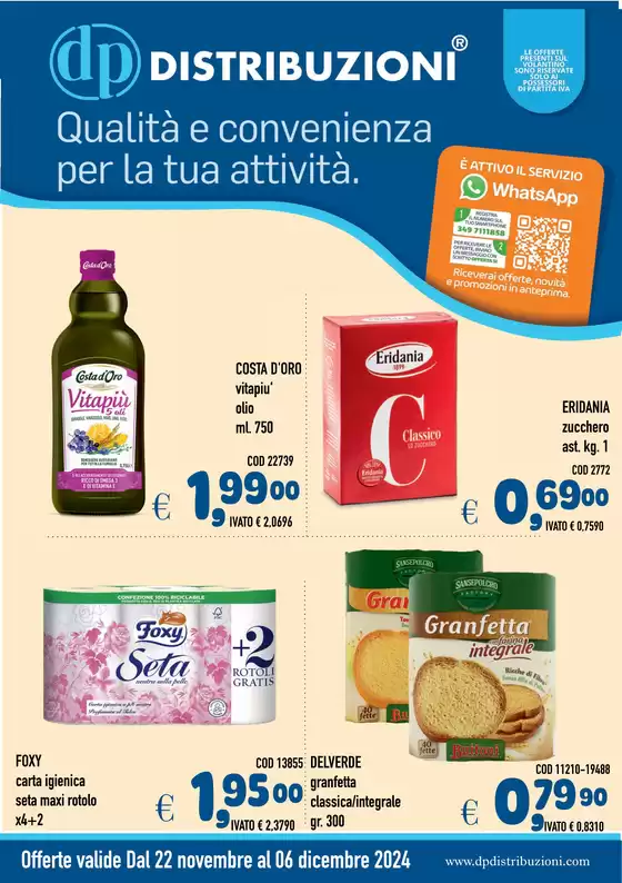 Volantino Del Prete Alimentari a Napoli | Qualita e convenienza per la tua attivita | 22/11/2024 - 6/12/2024