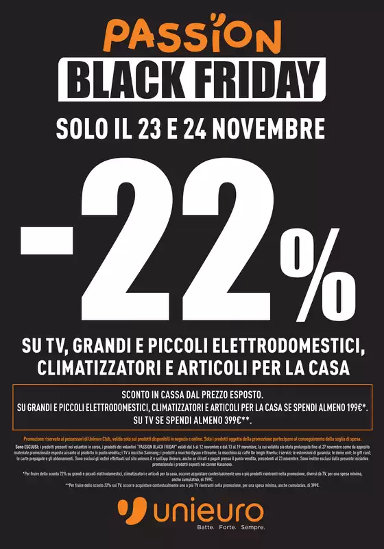 Volantino Unieuro a Messina | Promo weekend! | 23/11/2024 - 24/11/2024