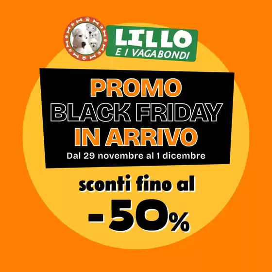 Volantino Lillo e i Vagabondi a Zollino | Black Friday | 22/11/2024 - 29/11/2024