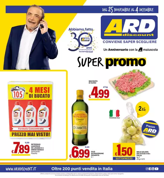 Volantino ARD Discount a Villabate | Conviene saper scegliere | 25/11/2024 - 4/12/2024