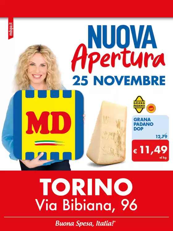 Volantino MD a Torino | Nuova apertura Tortino | 25/11/2024 - 2/12/2024