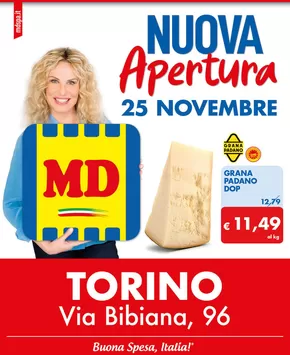 Volantino MD a Cinzano | Nuova apertura Tortino | 25/11/2024 - 2/12/2024