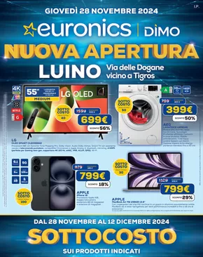 Offerte di Elettronica a Taurisano | Sottocosto in Euronics | 28/11/2024 - 12/12/2024