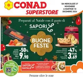 Volantino Conad Superstore a Solarolo Rainerio | Buone feste | 27/11/2024 - 10/12/2024